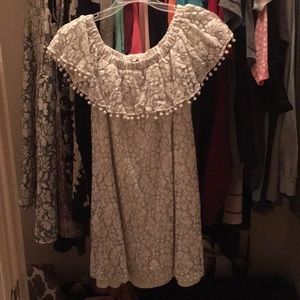 off the shoulder dress